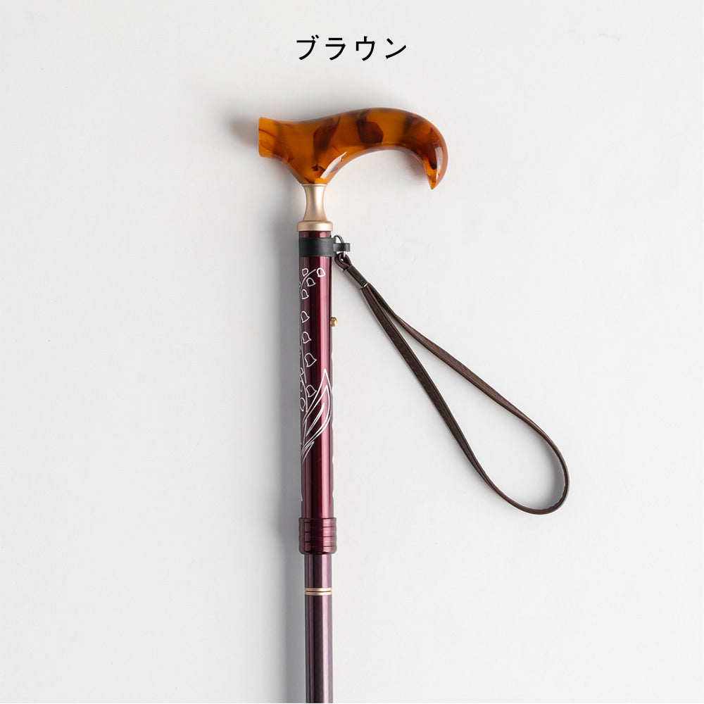 杖 ストラップ レザー C型 クリップ式