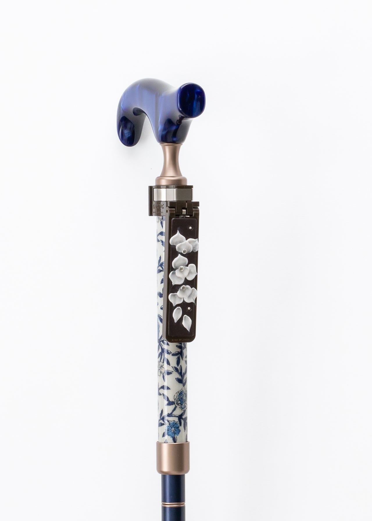 つえ姫オリジナル フラワー柄 杖ホルダー